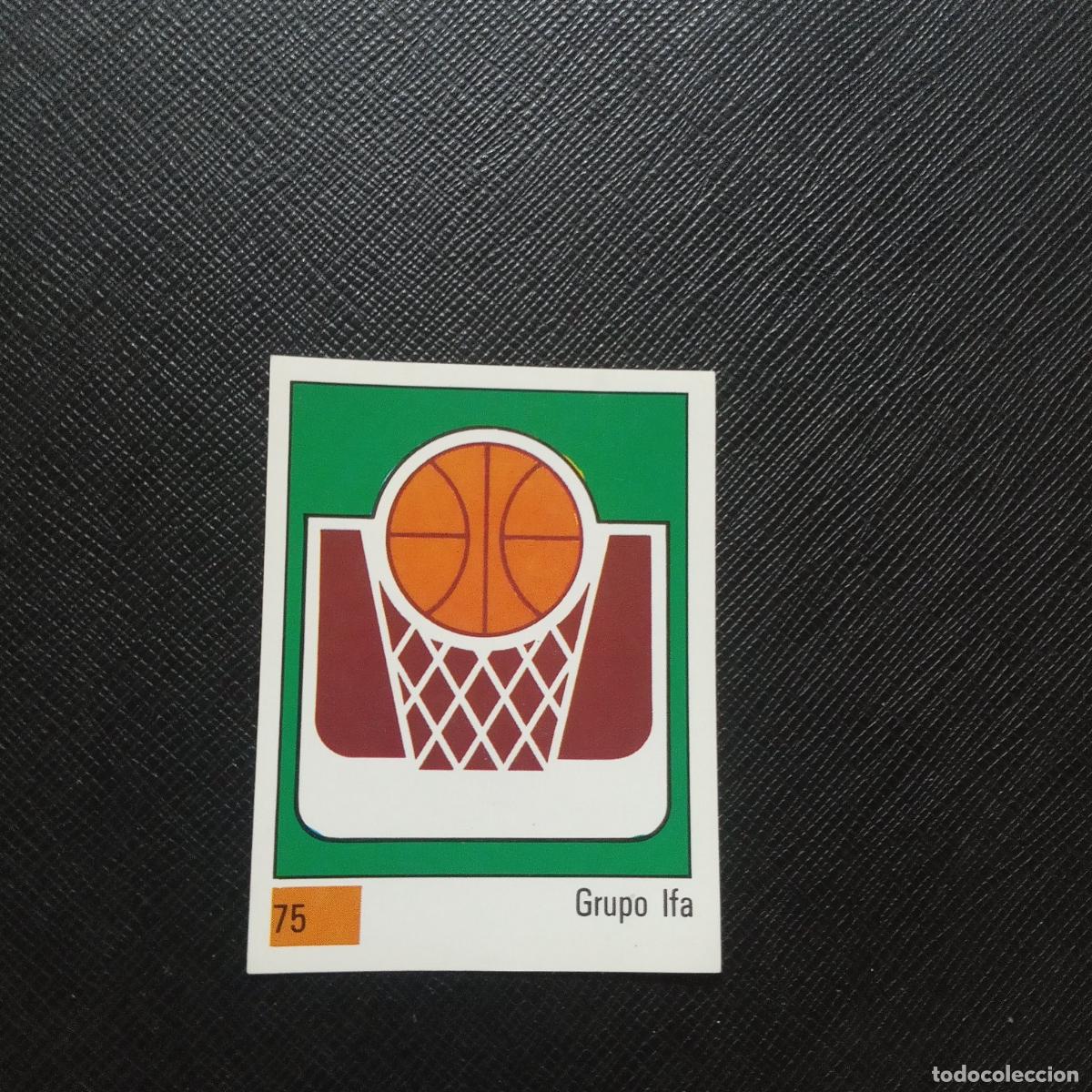 Collezionismo sportivo: 75 ESCUDO GRUPO IFA PANINI BASKET 90 LIGA ACB BALONCESTO 1990 - SIN PEGAR - A199 PG91 B
