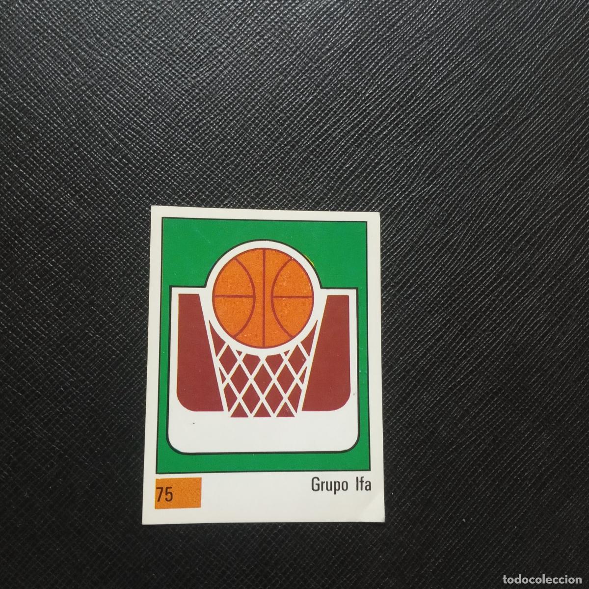 Collezionismo sportivo: 75 ESCUDO GRUPO IFA PANINI BASKET 90 LIGA ACB BALONCESTO 1990 - SIN PEGAR - A199 PG100