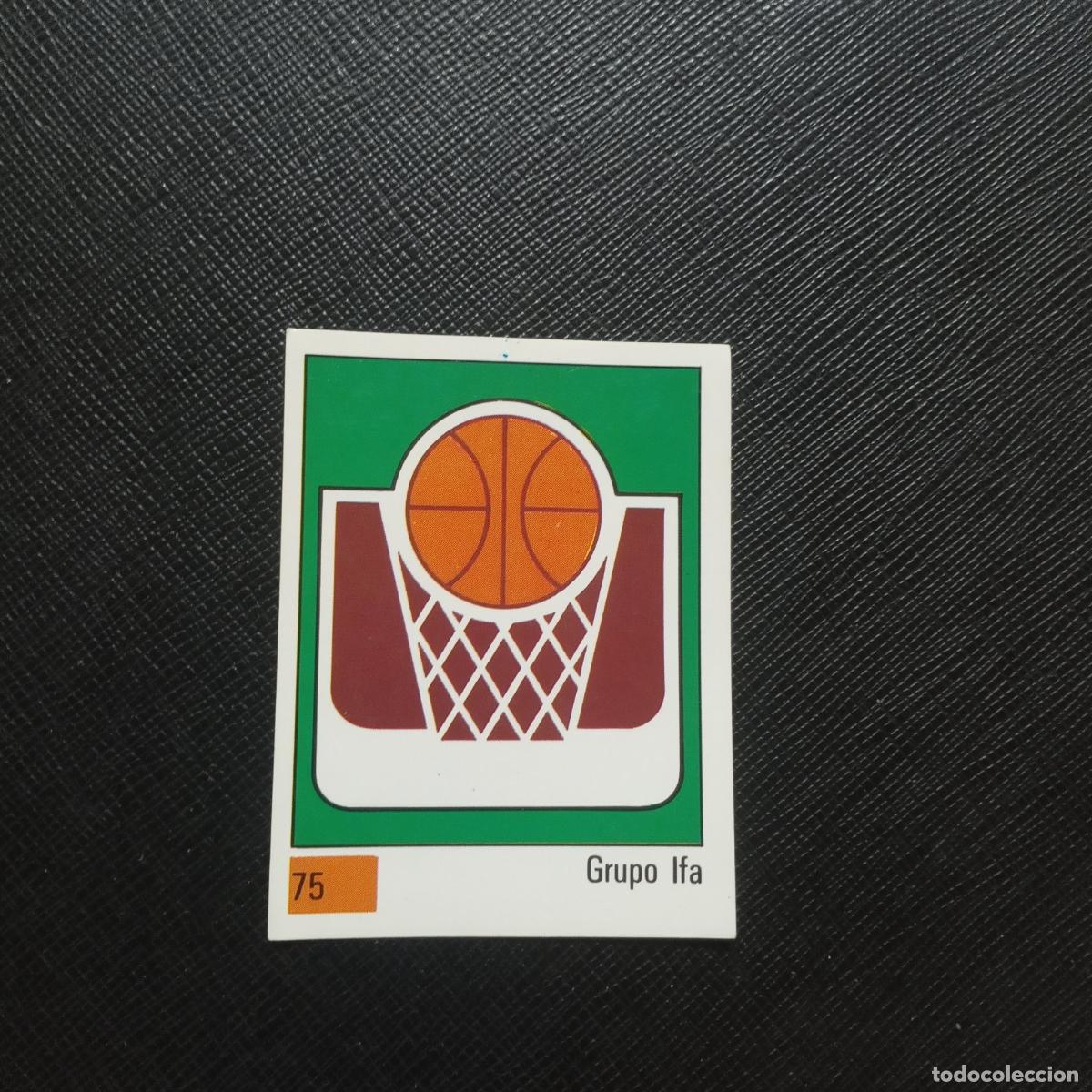 Collezionismo sportivo: 75 ESCUDO GRUPO IFA PANINI BASKET 90 LIGA ACB BALONCESTO 1990 - SIN PEGAR - A199 PG100 B