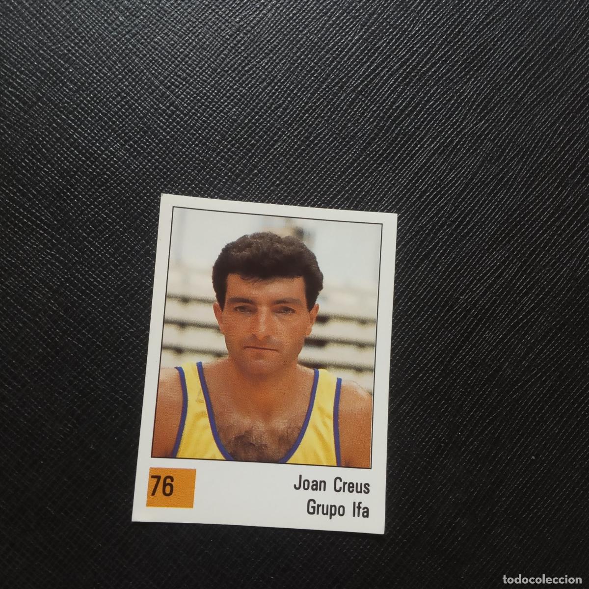 Collezionismo sportivo: 76 JOAN CREUS GRUPO IFA PANINI BASKET 90 LIGA ACB BALONCESTO 1990 - SIN PEGAR - A199 PG82