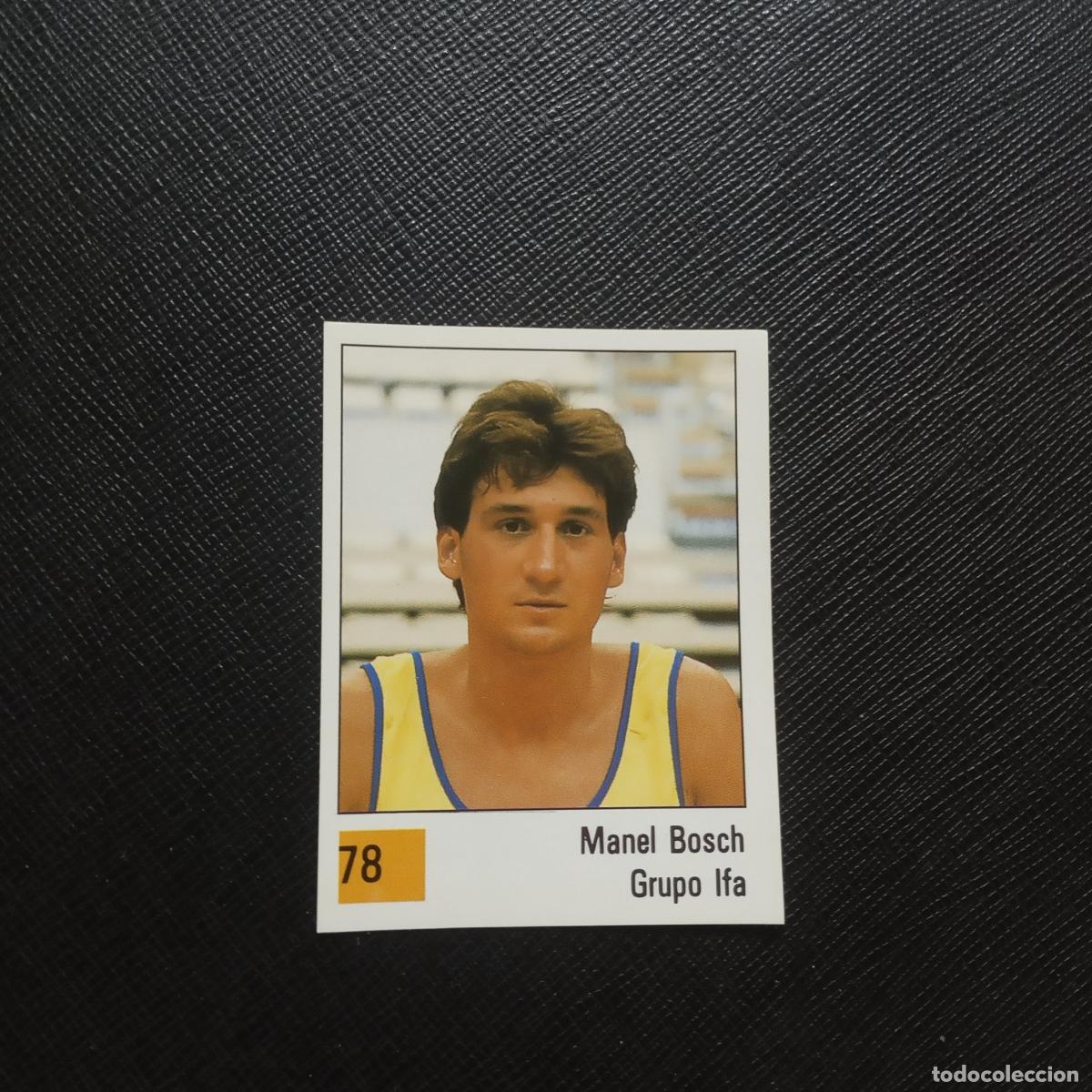 Collezionismo sportivo: 78 MANEL BOSCH GRUPO IFA PANINI BASKET 90 LIGA ACB BALONCESTO 1990 - SIN PEGAR - A199 PG82