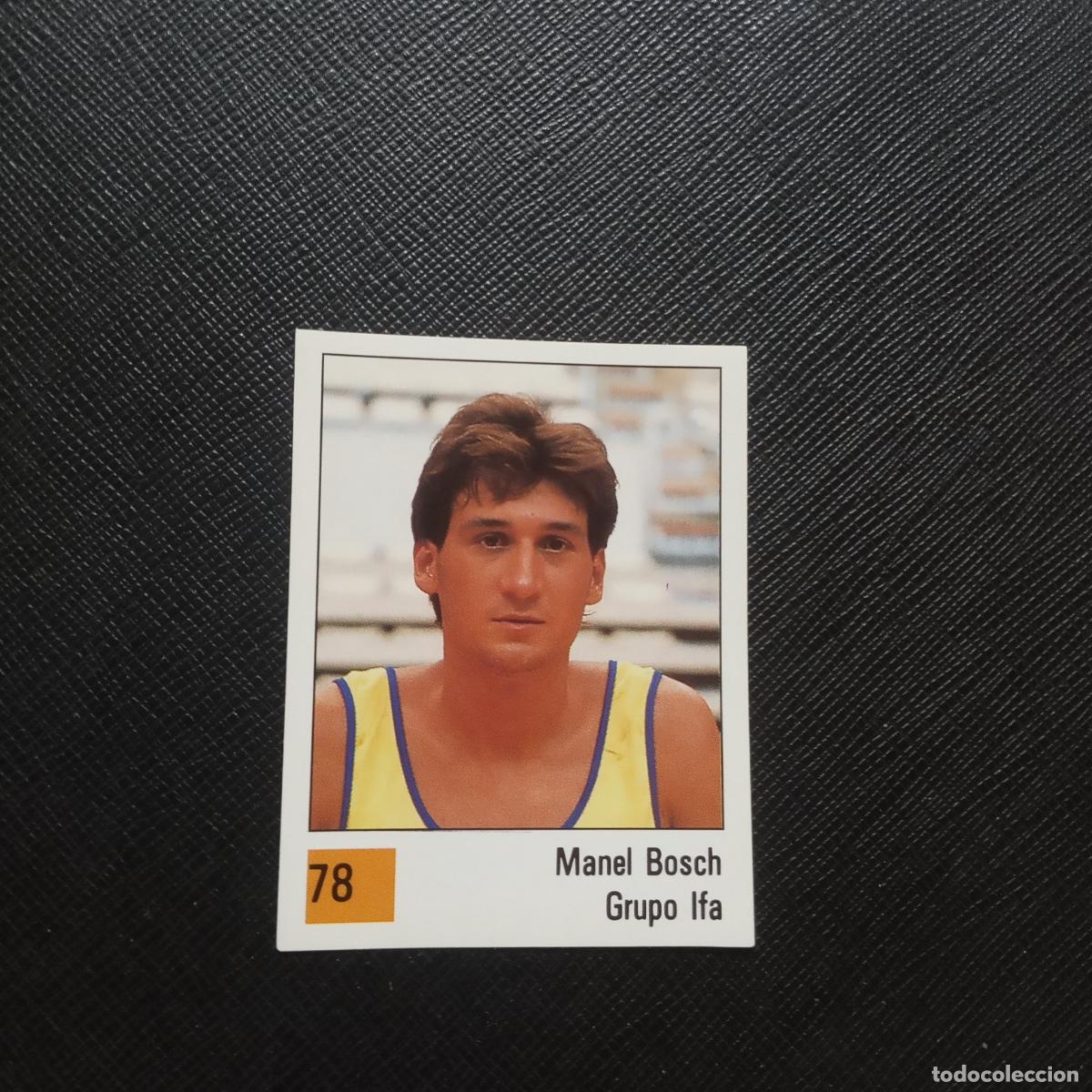 Collezionismo sportivo: 78 MANEL BOSCH GRUPO IFA PANINI BASKET 90 LIGA ACB BALONCESTO 1990 - SIN PEGAR - A199 PG91