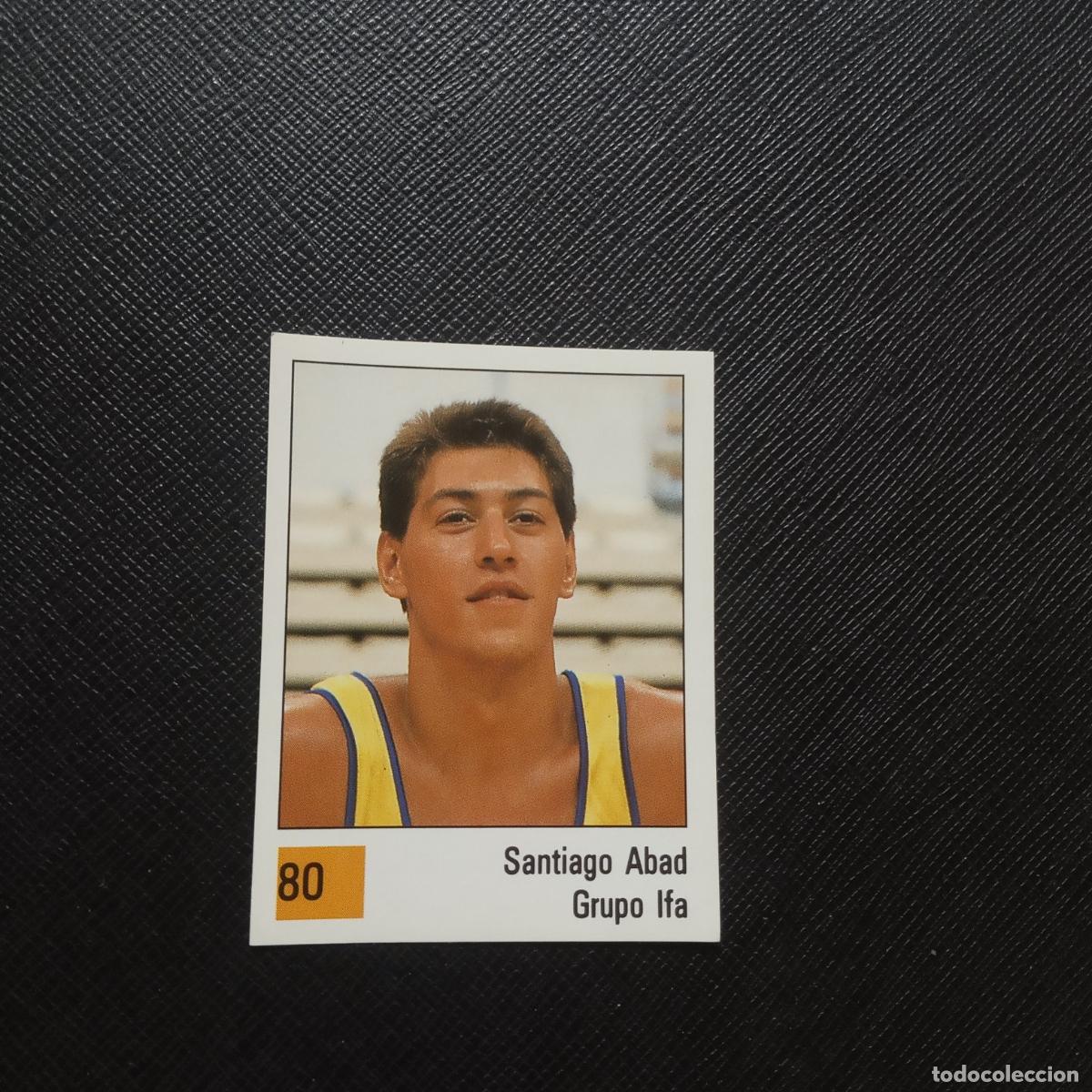 Collezionismo sportivo: 80 SANTIAGO ABAD GRUPO IFA PANINI BASKET 90 LIGA ACB BALONCESTO 1990 - SIN PEGAR - A199 PG91