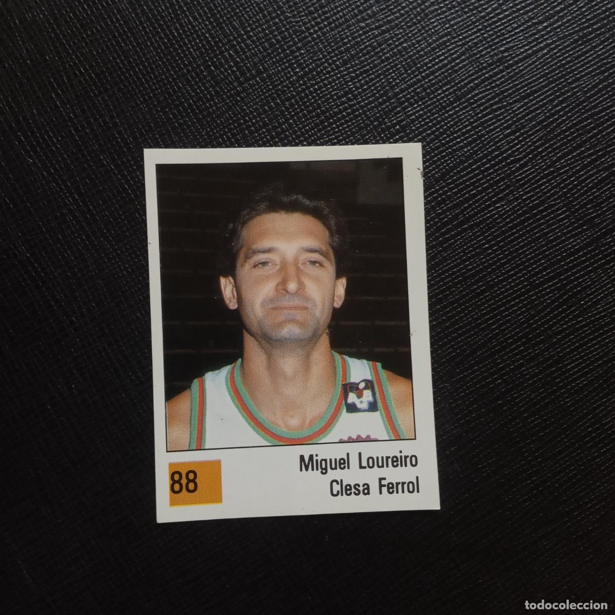 Collezionismo sportivo: 88 MIGUEL LOUREIRO CLESA FERROL PANINI BASKET 90 LIGA ACB BALONCESTO 1990 - SIN PEGAR - A199 PG91 B