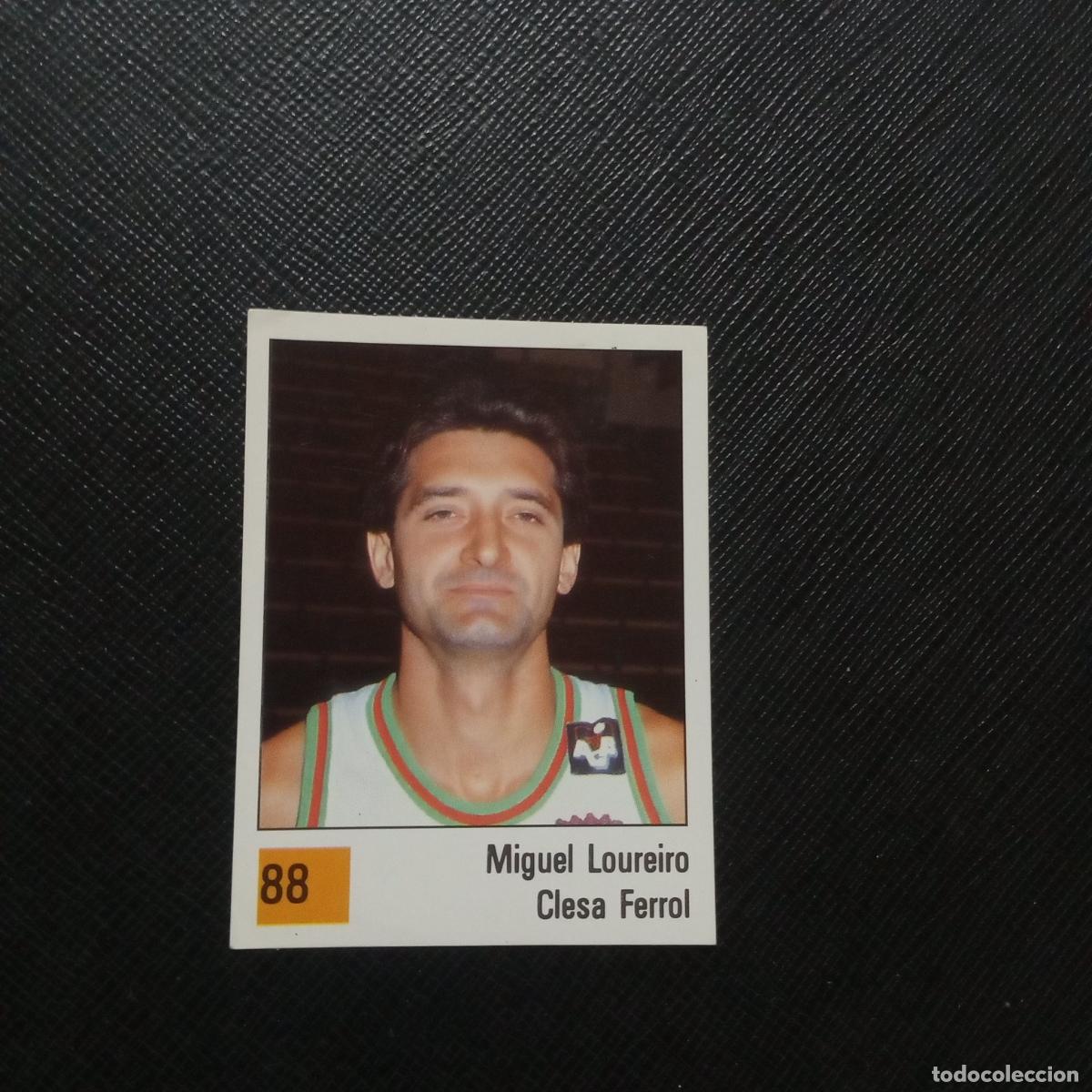 Collezionismo sportivo: 88 MIGUEL LOUREIRO CLESA FERROL PANINI BASKET 90 LIGA ACB BALONCESTO 1990 - SIN PEGAR - A199 PG109