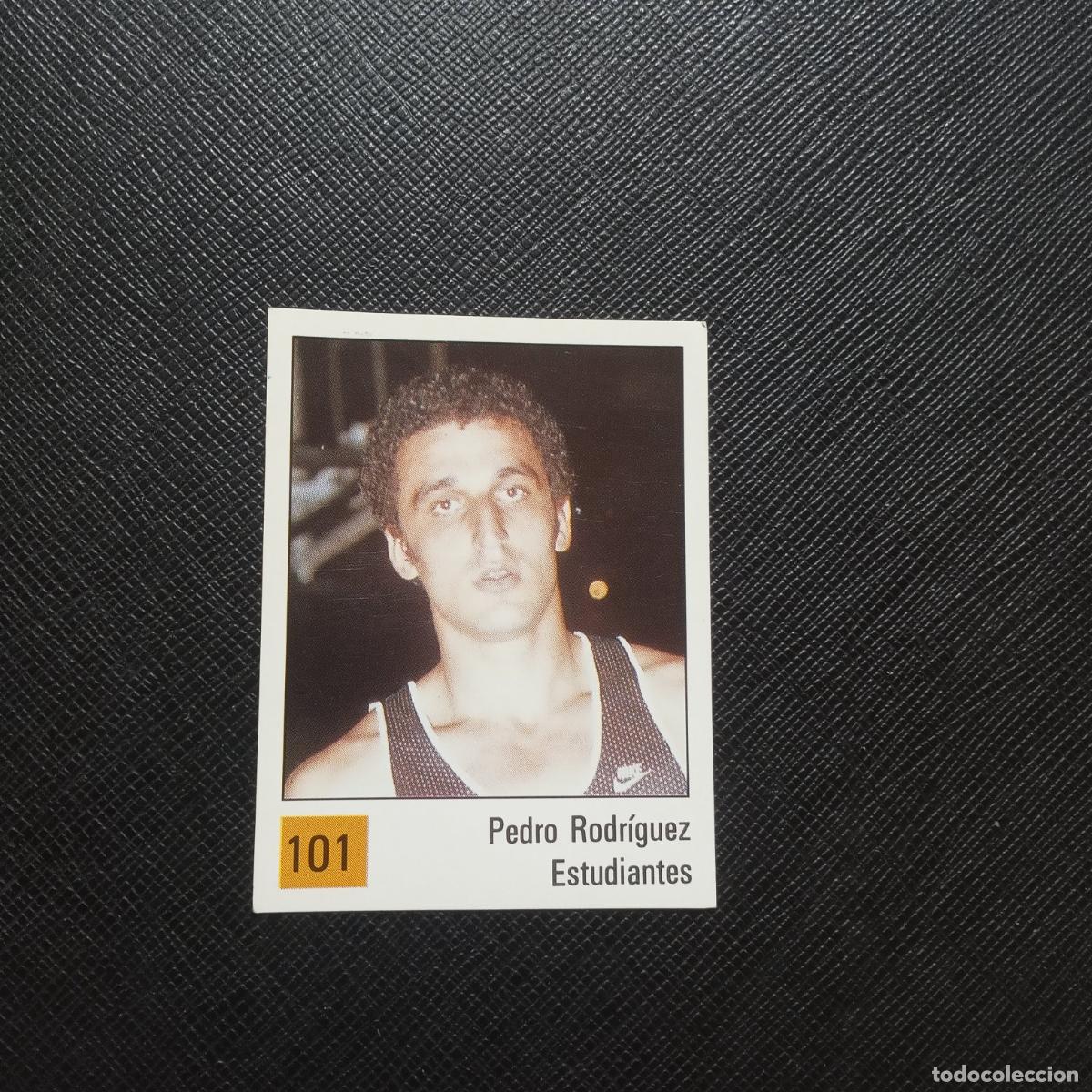 Collezionismo sportivo: 101 PEDRO RODRIGUEZ ESTUDIANTES PANINI BASKET 90 LIGA ACB BALONCESTO 1990 - SIN PEGAR - A199 PG109 B