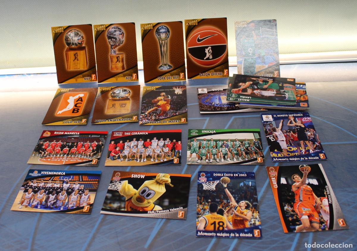 Sammelleidenschaft Sport: 37 cards ACB 08/09. En muy buen estado.