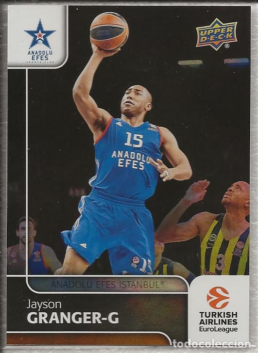 Coleccionismo deportivo: 54 Granger Patterned Euroleague 16-17