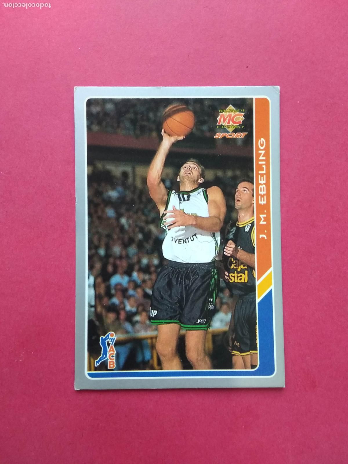 Coleccionismo deportivo: MUNDICROMO MC LAS FICHAS DE LA LIGA ACB 94 95 1994 1995 CROMO JUVENTUD N&ordm; 31 J M EBELING