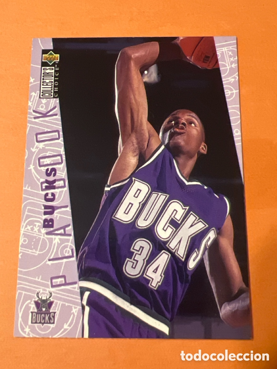 Coleccionismo deportivo: C7412. 1996-97 Collector's Choice Ray Allen Rookie Milwaukee Bucks #381