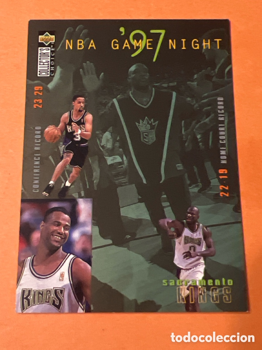 Coleccionismo deportivo: C7418. 1997 Collectors Choice #178 Sacramento Kings Sacramento Kings Basketball Card