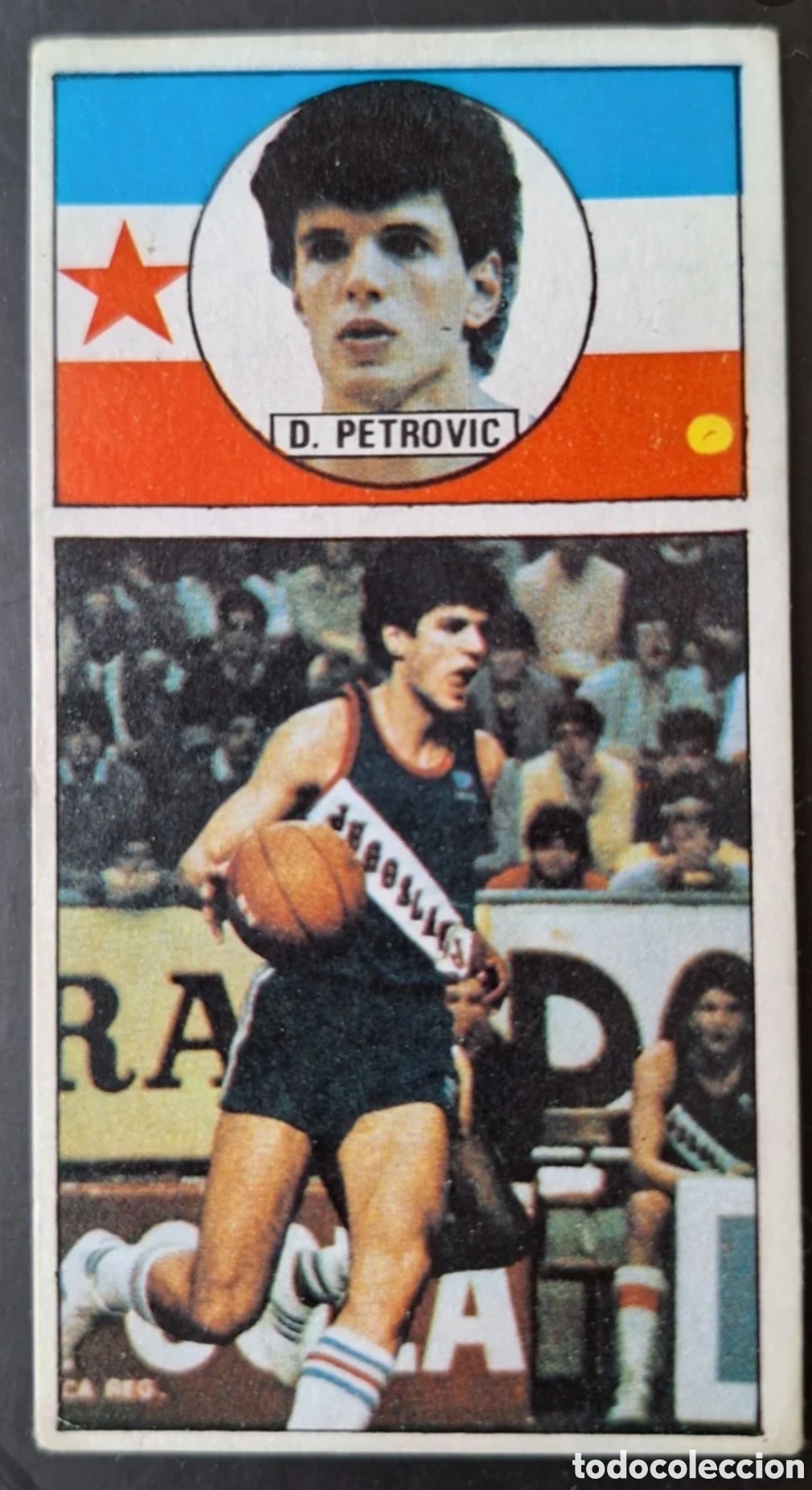 Coleccionismo deportivo: Cromos Drazen Petrovic 1986 Rookie CONVERSE