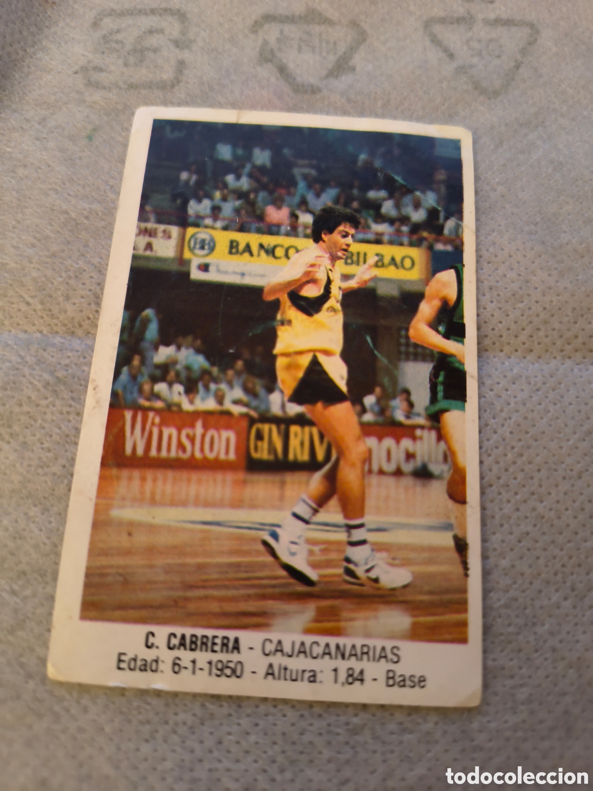 Colecionismo desportivo: C. CABRERA, CAJACANARIAS, BALONCESTO, ED. MERCHANTE 87-88