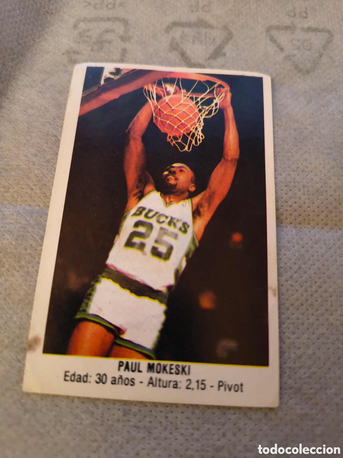 Colecionismo desportivo: PAUL MOKESKI, BALONCESTO, ED. MERCHANTE 87-88