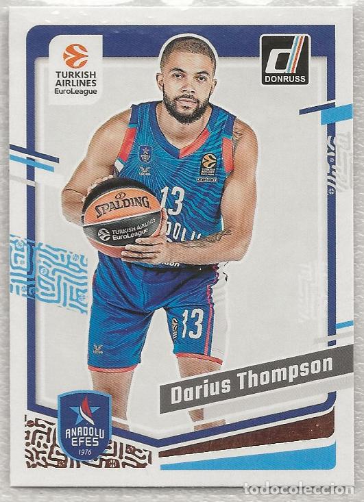 Coleccionismo deportivo: 23-24 Donruss Euroleague 025 Thompson