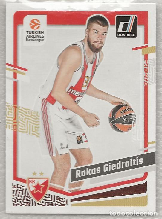 Coleccionismo deportivo: 23-24 Donruss Euroleague 120 Giedraitis