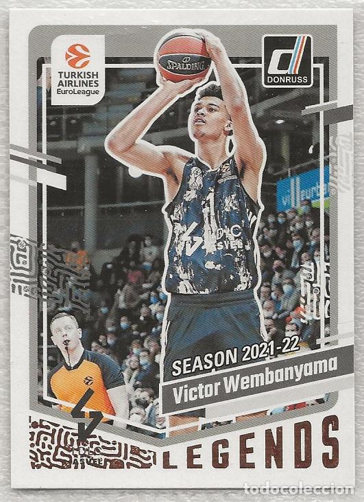 Coleccionismo deportivo: 23-24 Donruss Euroleague 161 Wembanyama Legend