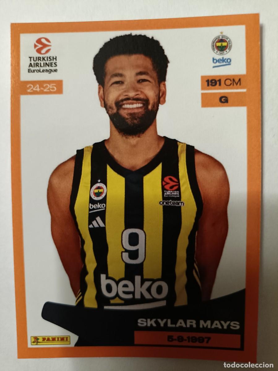 Colecionismo desportivo: #205 SKYLAR MAYS FENERBAHCE S.K. EUROLEAGUE PANINI STICKER 2024/2025