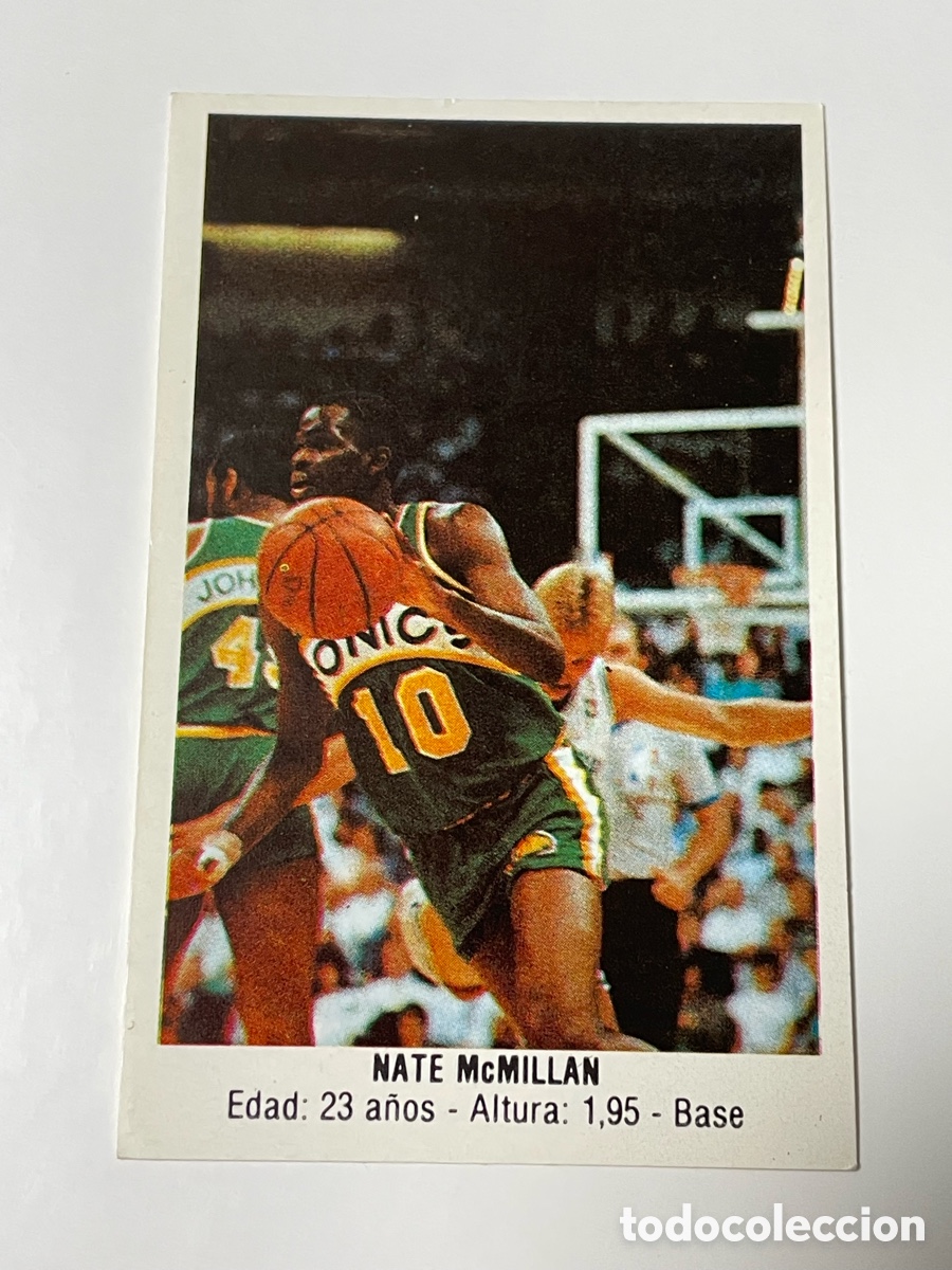 Sammelleidenschaft Sport: Nate McMillan Seattle Supersonics colecci&oacute;n Merchante 1987/88 #164