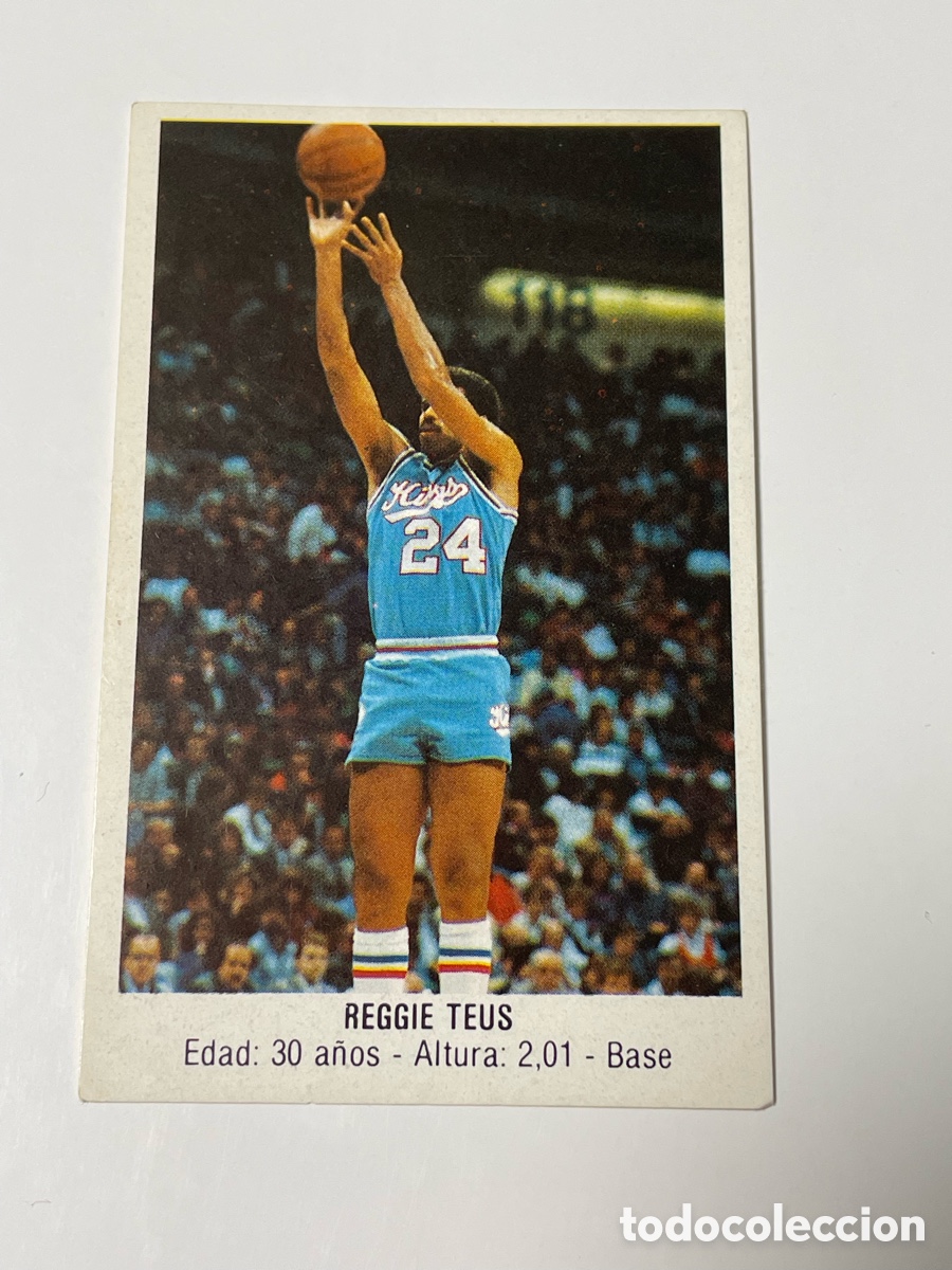 Sammelleidenschaft Sport: Reggie Theus Sacramento Kings colecci&oacute;n Merchante 1987/88 #159