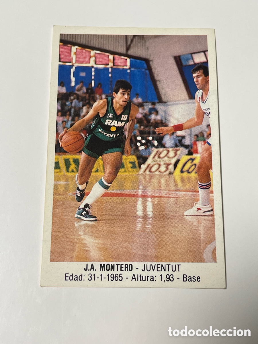 Sports collectibles: Jos&eacute; Antonio Montero Joventut Badalona 1987/88 colecci&oacute;n Merchante #85