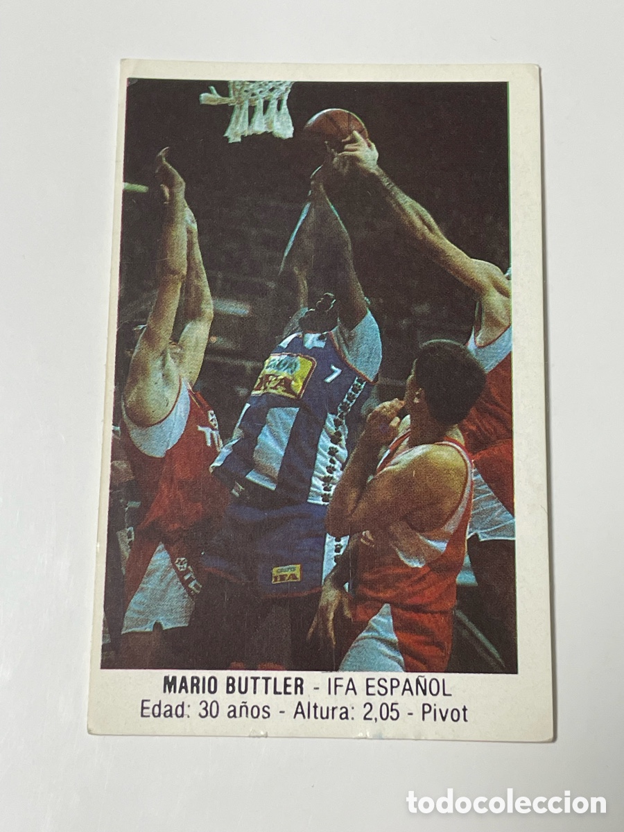 Sammelleidenschaft Sport: Mario Buttler IFA Espa&ntilde;ol 1987/88 colecci&oacute;n Merchante #68