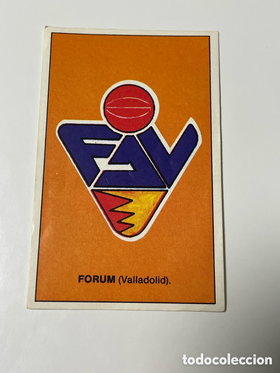 Sammelleidenschaft Sport: Escudo Forum Valladolid 1987/88 colecci&oacute;n Merchante #206