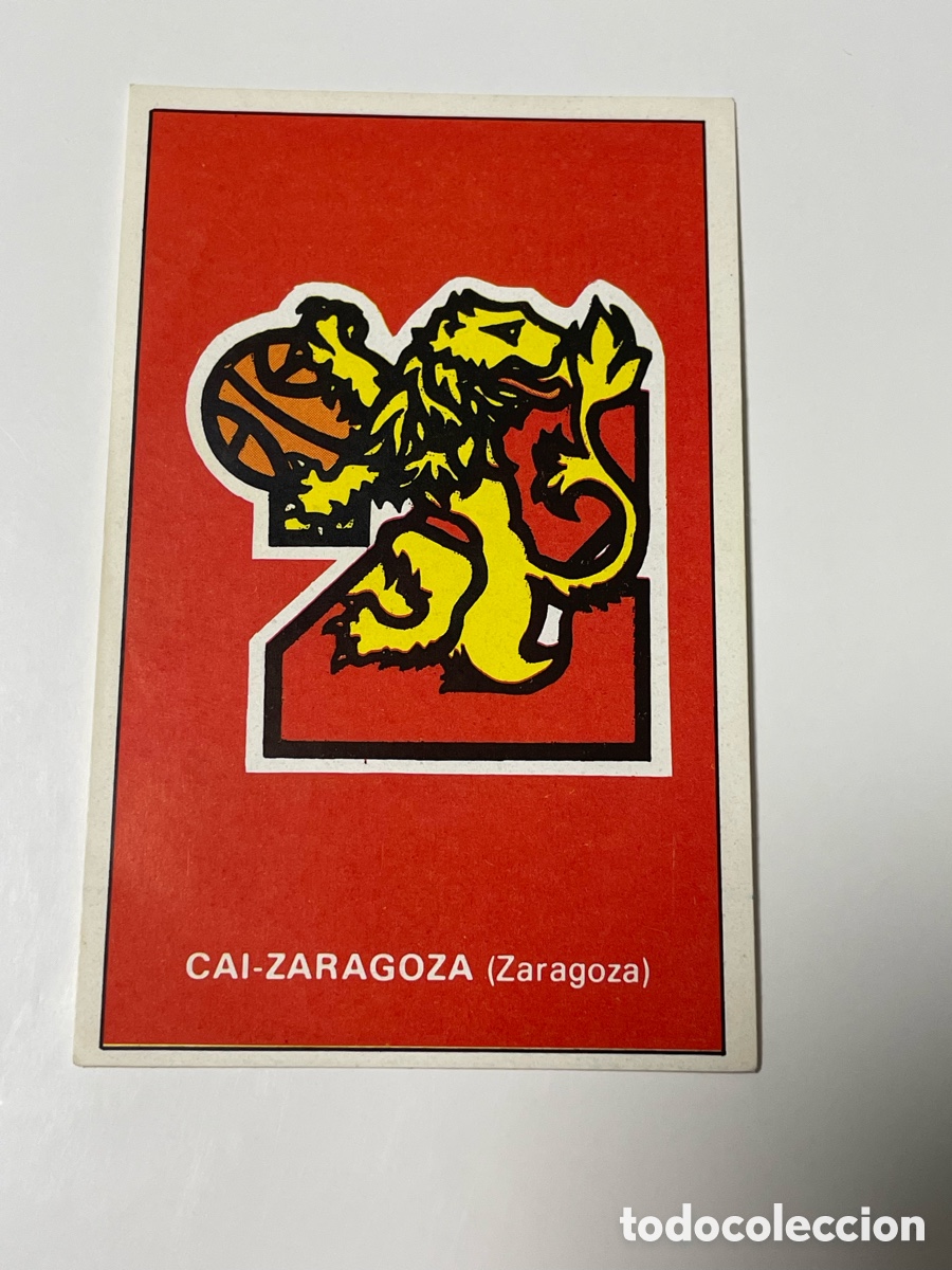 Sammelleidenschaft Sport: Escudo CAI Zaragoza 1987/88 colecci&oacute;n Merchante #202