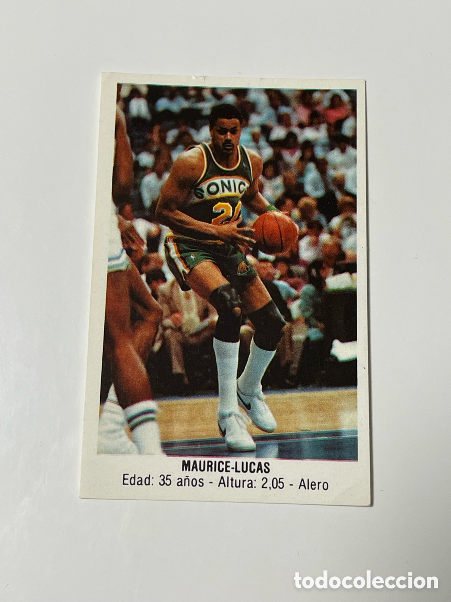 Coleccionismo deportivo: Maurice Lucas Seattle Supersonics 1987/88 colecci&oacute;n Merchante #156