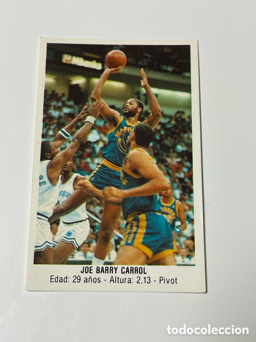 Coleccionismo deportivo: Joe Barry Carrol GS Warriors 1987/88 colecci&oacute;n Merchante #152