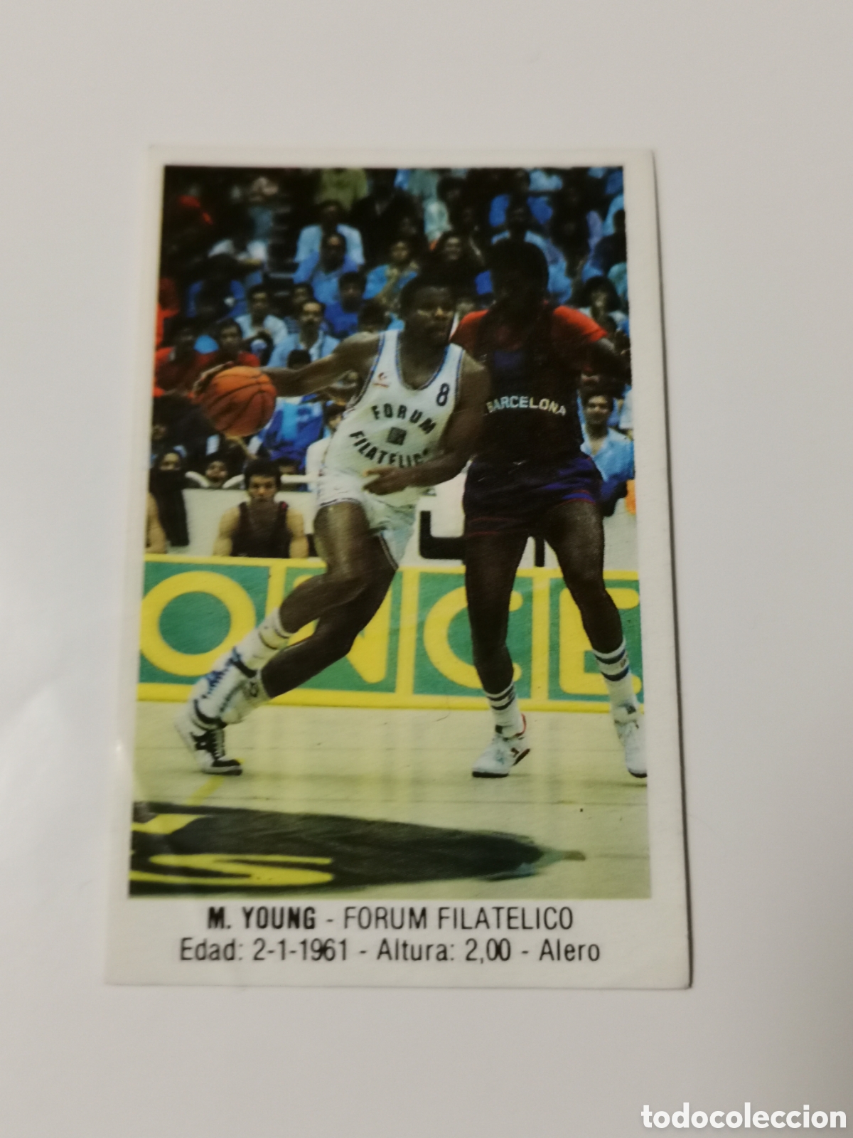 Sammelleidenschaft Sport: Michael Young Forum Filat&eacute;lico 1987/88 colecci&oacute;n Merchante #54