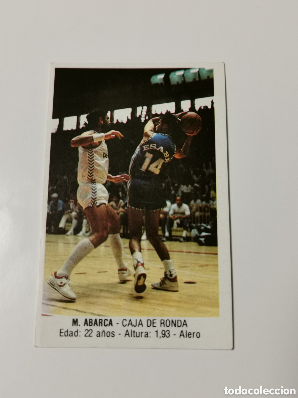 Sammelleidenschaft Sport: Miguel Angel Abarca Caja de Ronda 1987/88 colecci&oacute;n Merchante #45