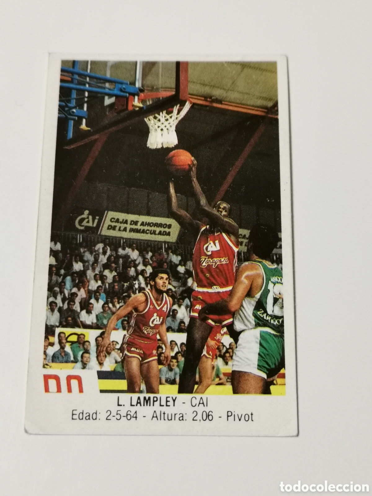 Sammelleidenschaft Sport: Lemone Lampley CAI Zaragoza 1987/88 colecci&oacute;n Merchante #26