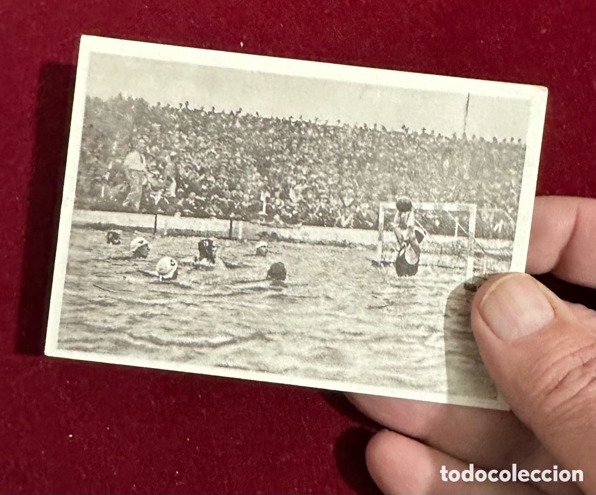 Coleccionismo deportivo: 1928, OLIMPIADAS DE AMSTERDAM, PARTIDO DE WATERPOLO, FINAL ENTRE ALEMANIA Y HUNGR&Iacute;A.