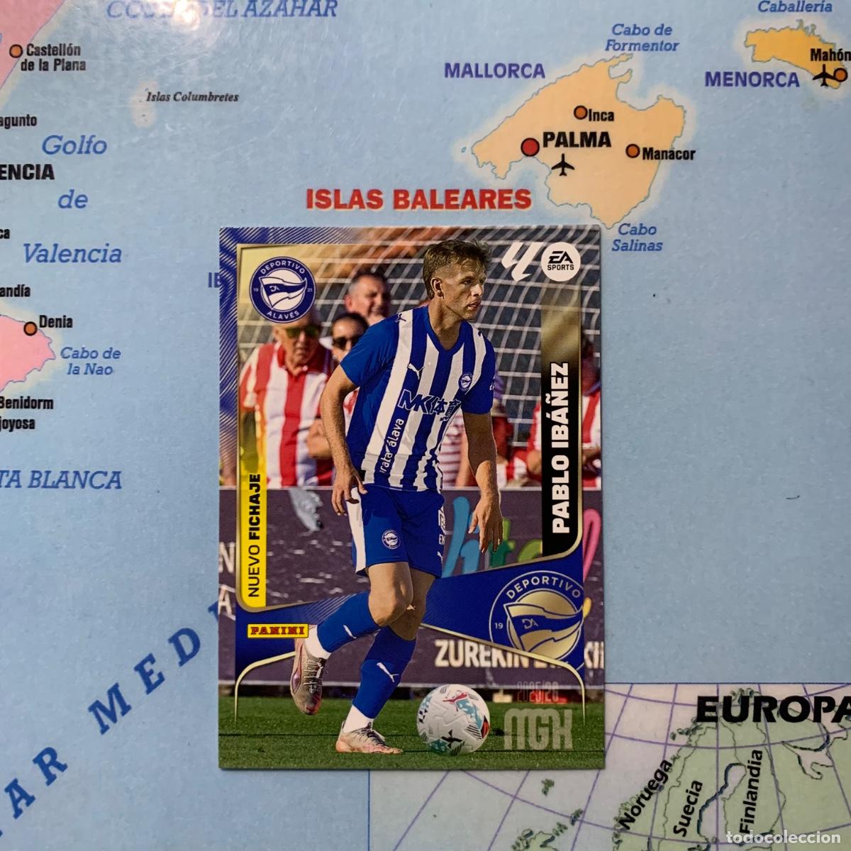 Sammelleidenschaft Sport: Pablo Ib&aacute;&ntilde;ez nuevo fichaje n&uacute;mero 446 del Alav&eacute;s Megacracks 25-26 2025-2026