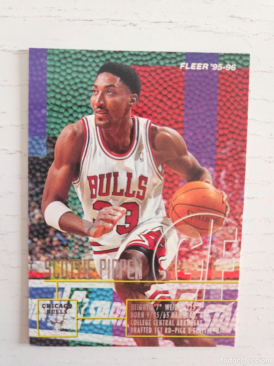 Coleccionismo deportivo: CROMO TARJETA BALONCESTO BASKET NBA. FLEER 96 97 1996 1997. 15 SCOTTIE PIPPEN CHICAGO BULLS