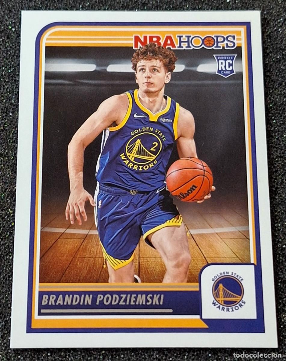 Collezionismo sportivo: Brandin Podziemski Golden State Warriors Panini Hoops Basketball Rookie Rc