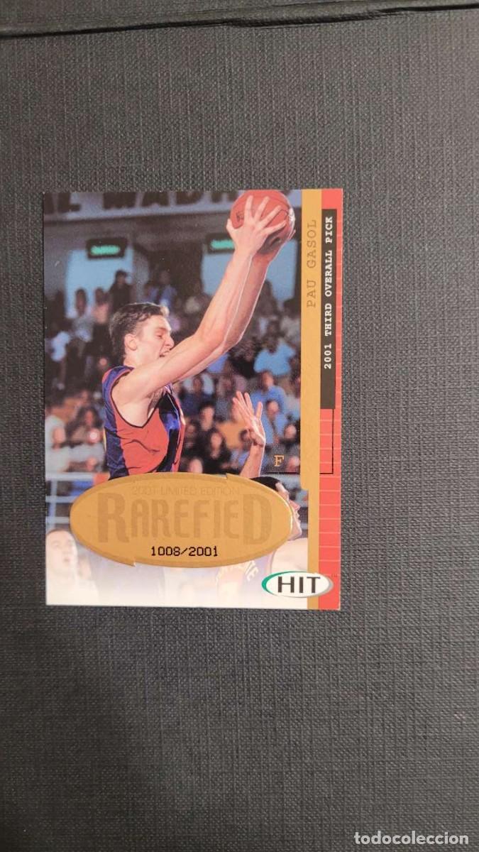 Collezionismo sportivo: 2001 PAU GASOL CARD NBA ROOKIE # R31 SAGE BARCELONA