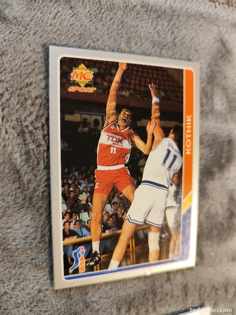 Coleccionismo deportivo: 96 FICHAS ACB 94 95 MUNDICROMO MC KOTNIK TDK MANRESA BASKET 1994-1995
