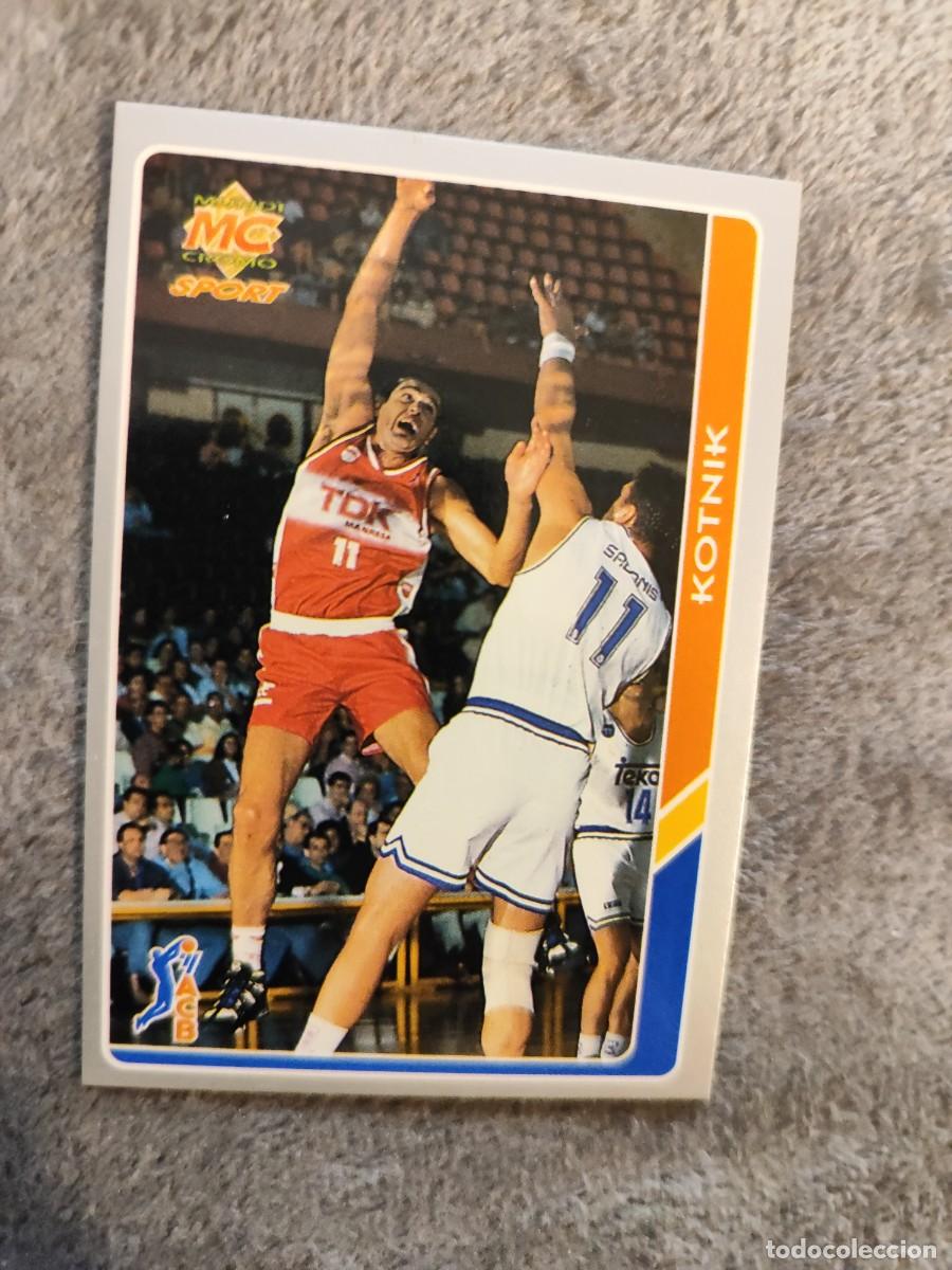 Collezionismo sportivo: 96 FICHAS ACB 94 95 MUNDICROMO MC KOTNIK TDK MANRESA BASKET 1994-1995