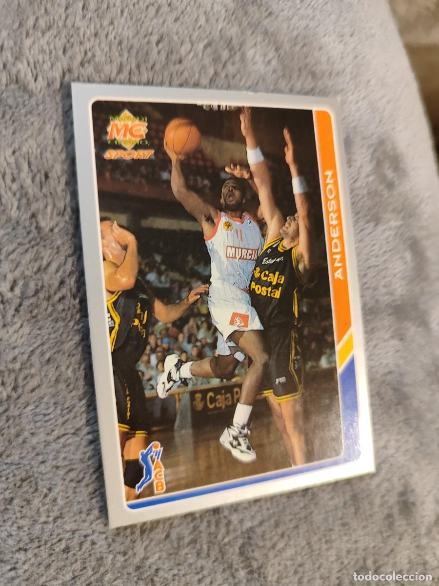 Sammelleidenschaft Sport: 165 FICHAS ACB 94 95 MUNDICROMO MC ANDERSON CB MURCIA BASKET 1994-1995