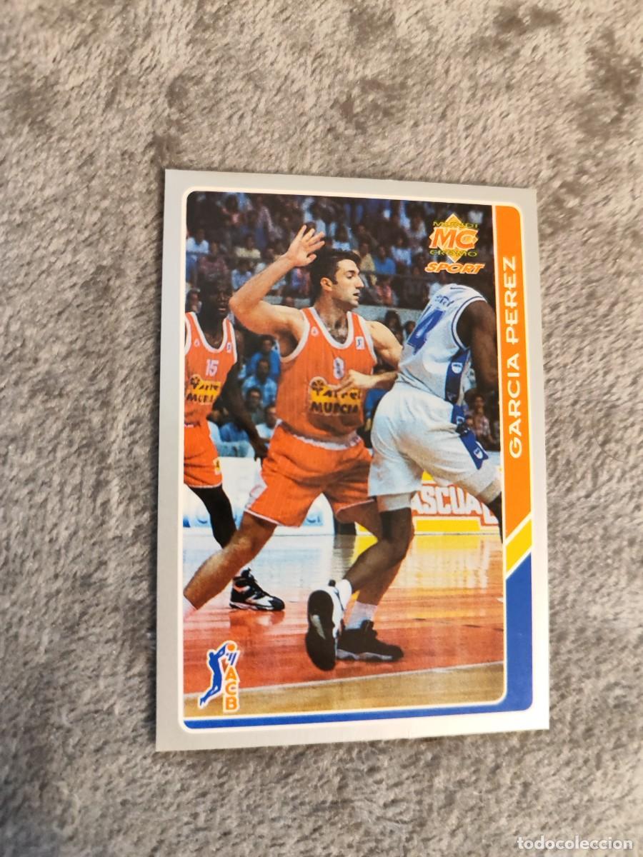 Coleccionismo deportivo: 169 FICHAS ACB 94 95 MUNDICROMO MC GARCIA PEREZ CB MURCIA BASKET 1994-1995