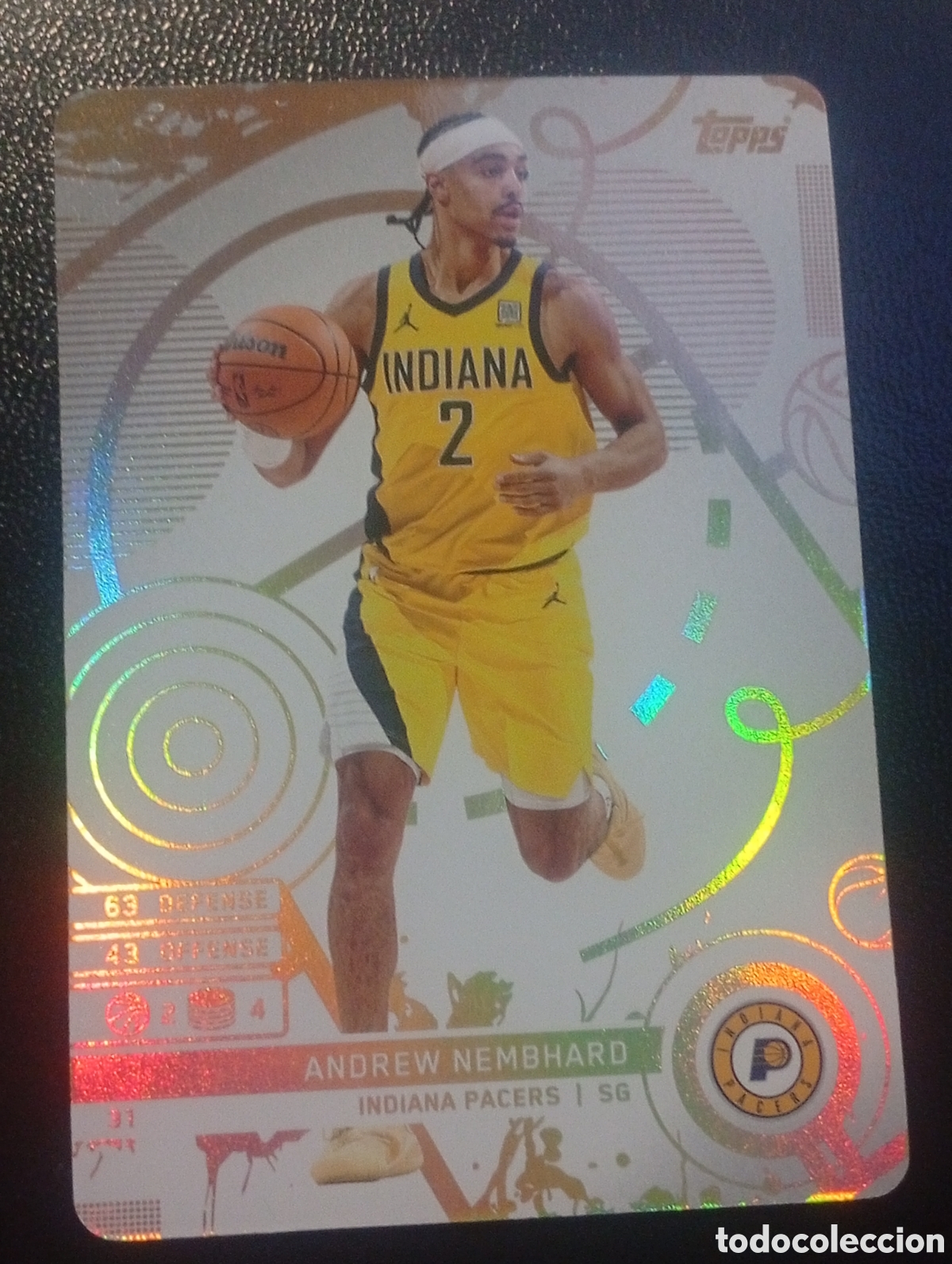 Sammelleidenschaft Sport: 31 ANDREW NEMBHARD INDIANA NBA TOPPS MATCH ATTAX 2024 2025 24 25 CROMOS CARDS PANINI BALONCESTO