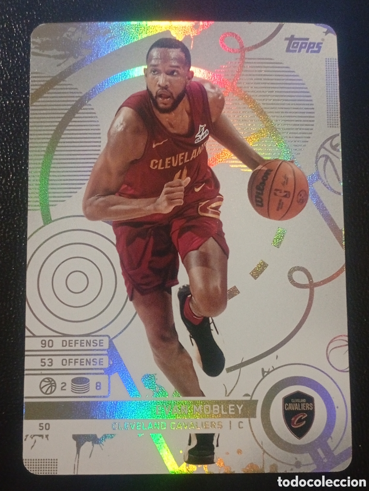 Sammelleidenschaft Sport: 50 EVAN MOBLEY CLEVELAND NBA TOPPS MATCH ATTAX 2024 2025 24 25 CROMOS CARDS PANINI BALONCESTO