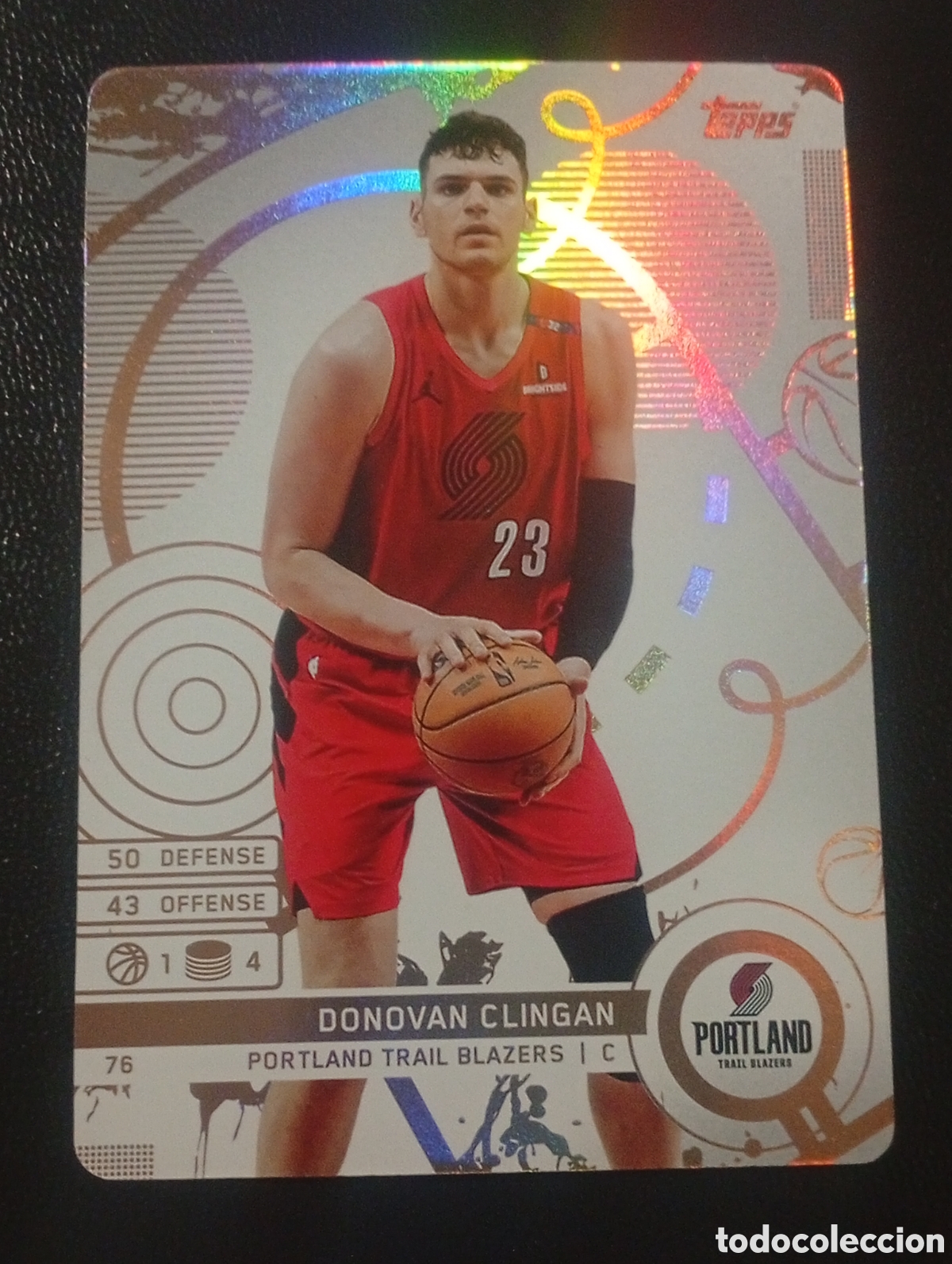 Sammelleidenschaft Sport: 76 DONOVAN CLINGAN PORTLAND NBA TOPPS MATCH ATTAX 2024 2025 24 25 CROMOS CARDS PANINI BALONCESTO