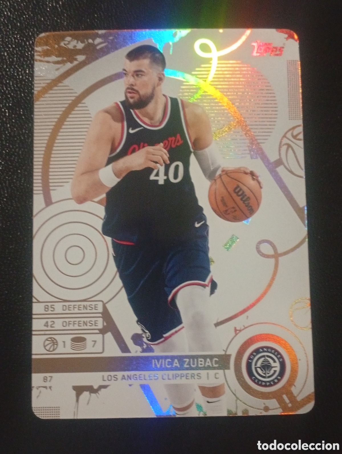 Sammelleidenschaft Sport: 87 IVICA ZUBAC ANGELES CLIPPERS NBA TOPPS MATCH ATTAX 2024 2025 24 25 CROMOS CARDS PANINI BALONCESTO