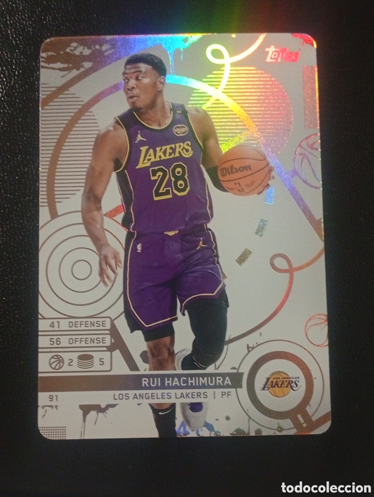 Sammelleidenschaft Sport: 91 RUI HACHIMURA ANGELES LAKERS NBA TOPPS MATCH ATTAX 2024 2025 24 25 CROMOS CARDS PANINI BALONCESTO