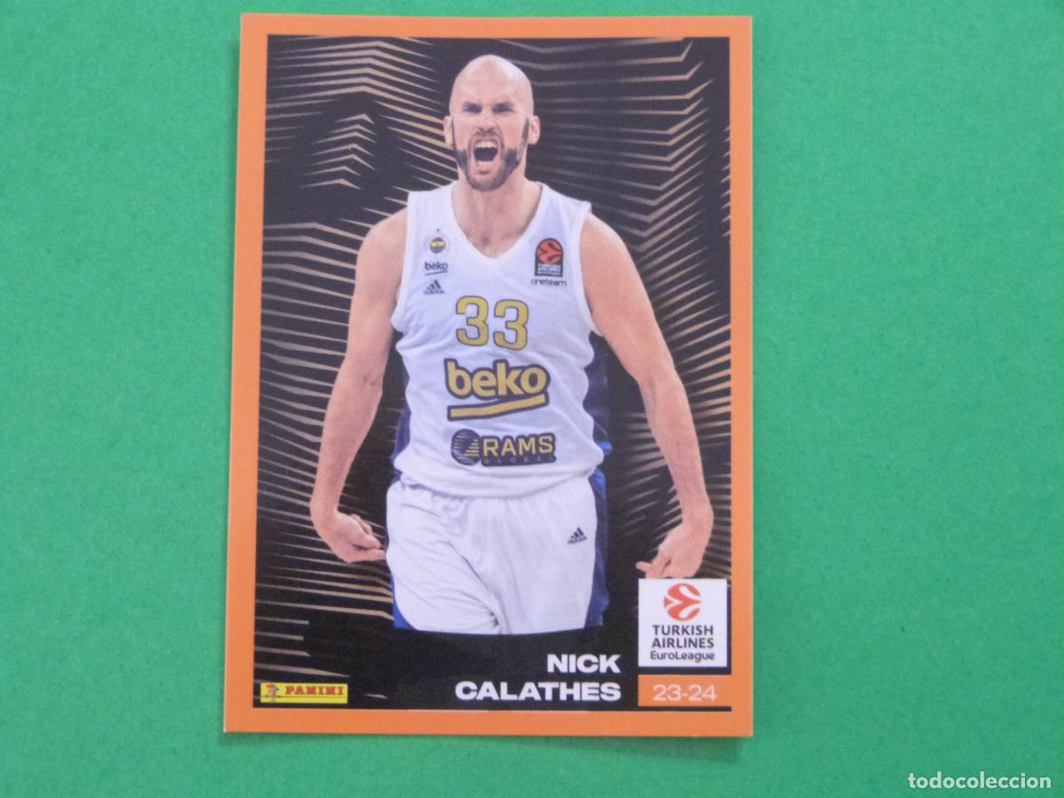 Colecionismo desportivo: CROMO BALONCESTO CALATHES FENERBAHCE BEKO 23-24 SIN PEGAR N&ordm; 420 EUROLIGA 2024-2025/24-25 PANINI