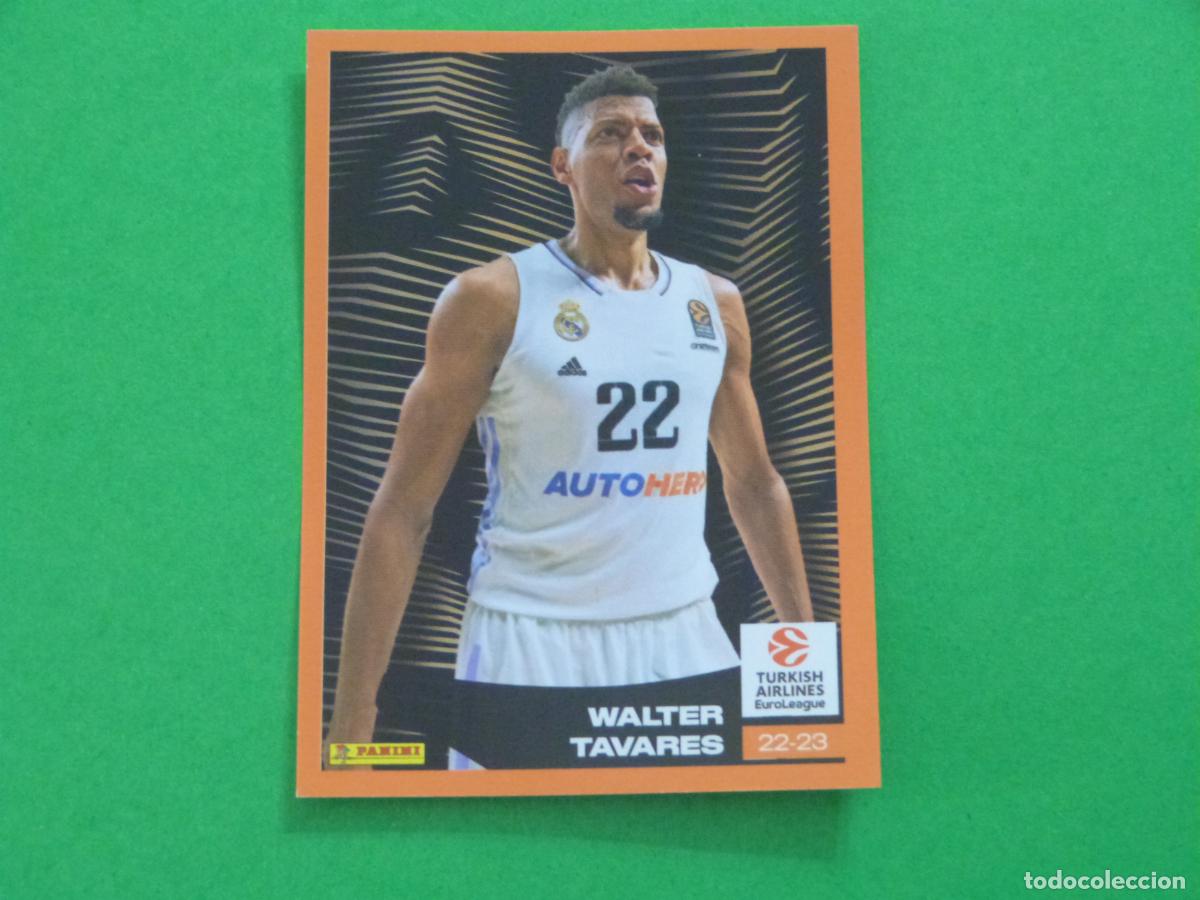 Colecionismo desportivo: CROMO BALONCESTO WALTER TAVERES REAL MADRID 22-23 SIN PEGAR N&ordm; 421 EUROLIGA 2024-2025/24-25 PANINI