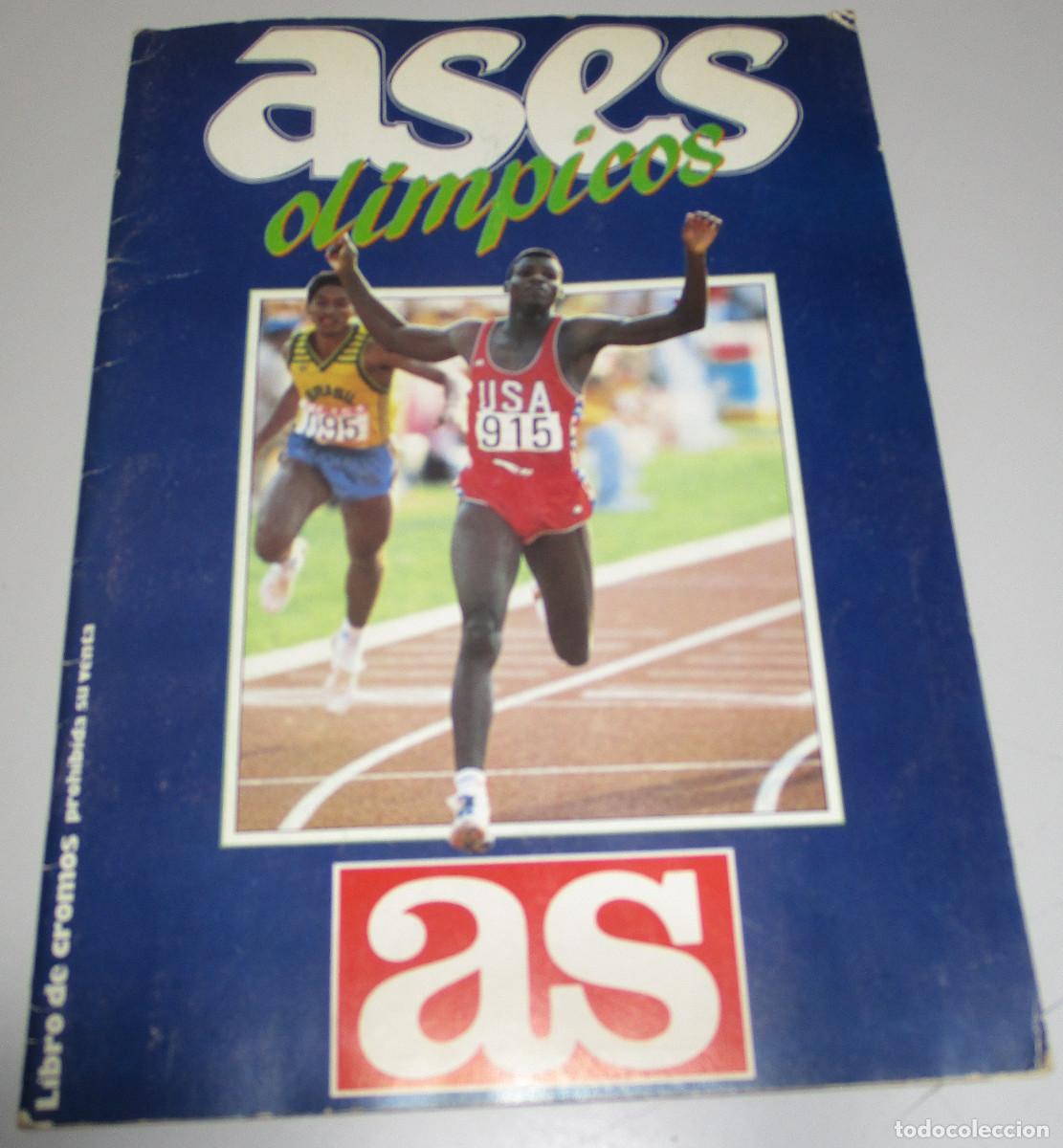Colecionismo desportivo: &Aacute;lbum AS ASES OL&Iacute;MPICOS 1989 Olimpiadas, completo